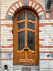 Brussels, Belgium. Art Nouveau architecture that graces the city. Art Print